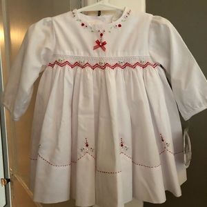 Sarah Louise baby Christmas dress, 6m